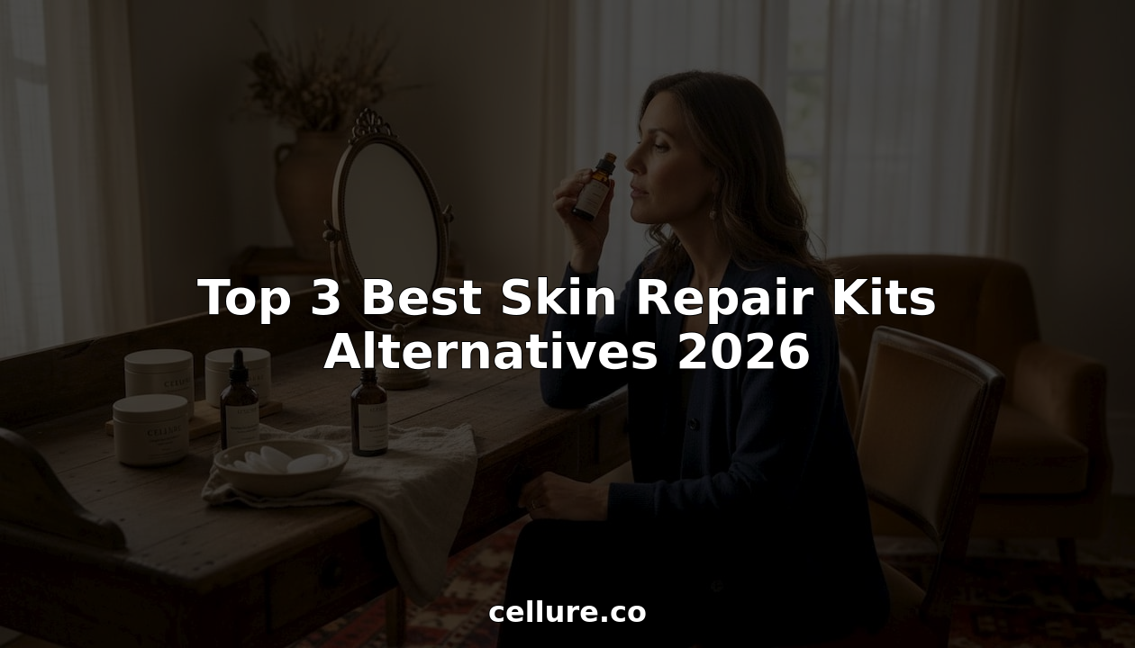 Woman applying skincare at sunlit vanity table
